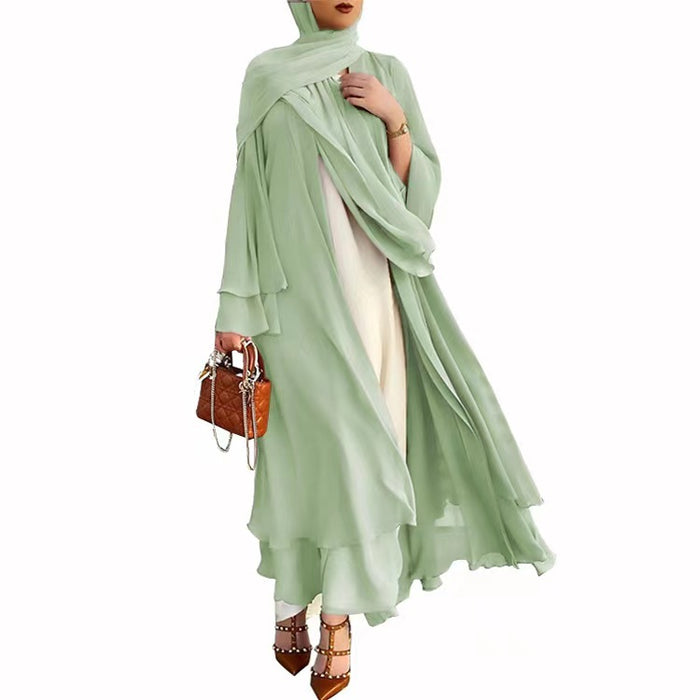 Women's Open Front Abaya