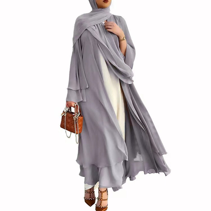 Women's Open Front Abaya