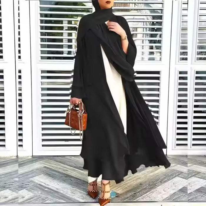 Women's Open Front Abaya